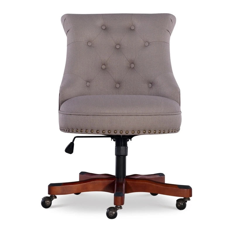 Chaise de bureau pivotante réglable à dossier haut Pamela