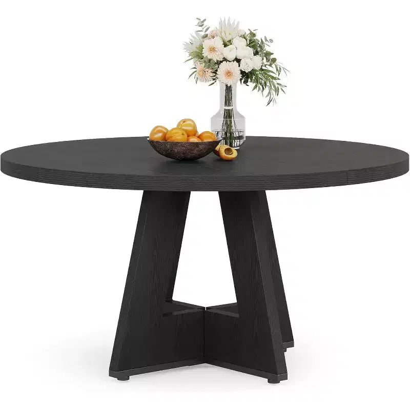 Table à manger ronde de 120 cm pour 4 personnes