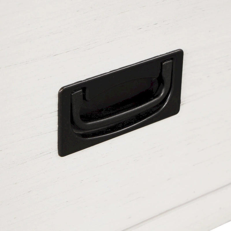 Console avec 4 tiroirs et une étagère de rangement