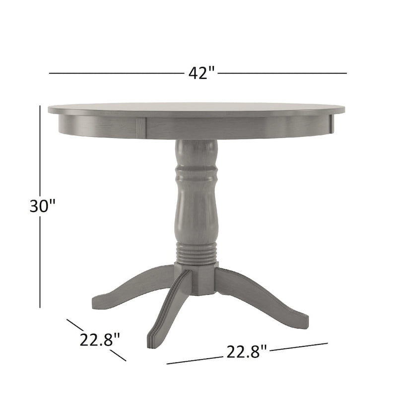 Table de salle à manger ronde à pied central Wilmington II par iNSPIRE Q Classic