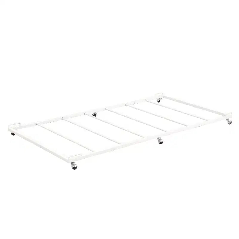 Cadre de lit gigogne plateforme en métal multicolore, lit simple, pour 1
