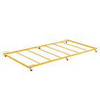 Cadre de lit gigogne plateforme en métal multicolore, lit simple, pour 1