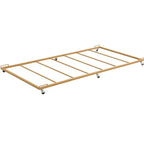 Cadre de lit gigogne plateforme en métal multicolore, lit simple, pour 1