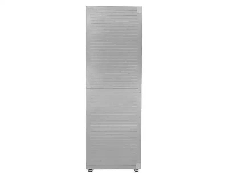 Armoire de rangement en acier à 2 portes, 48"L x 24"P x 72"H – Granit / Graphite / Rouge / Blanc