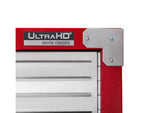 Armoire de rangement en acier à 2 portes, 48"L x 24"P x 72"H – Granit / Graphite / Rouge / Blanc