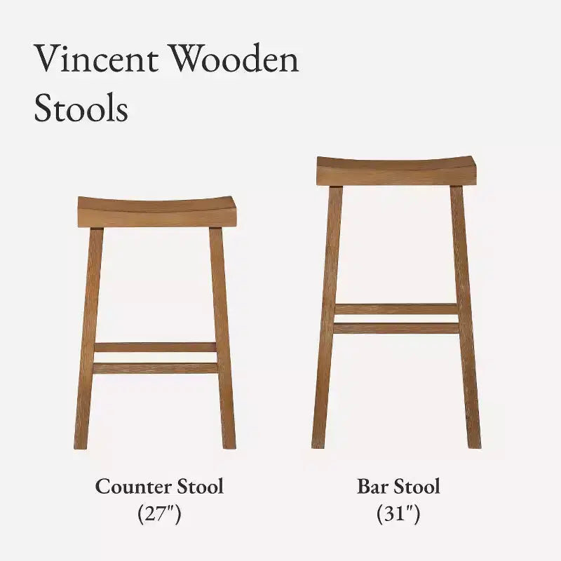 Tabouret de comptoir marron/naturel en similicuir sans dossier, 1 place
