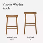 Tabouret de comptoir marron/naturel en similicuir sans dossier, 1 place