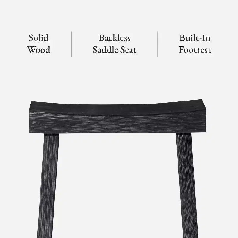 Tabouret de comptoir marron/naturel en similicuir sans dossier, 1 place