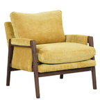 Fauteuil d'appoint en velours de style Mid-Century avec accoudoirs, une place, bleu / gris / vert / orange / rouge / blanc / jaune