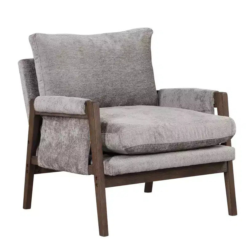 Fauteuil d'appoint en velours de style Mid-Century avec accoudoirs, une place, bleu / gris / vert / orange / rouge / blanc / jaune