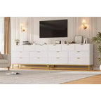 Commode 5/6 tiroirs blanc/noir pour 1 personne