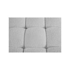 Canapé modulable 1 place en tissu bouclé gris