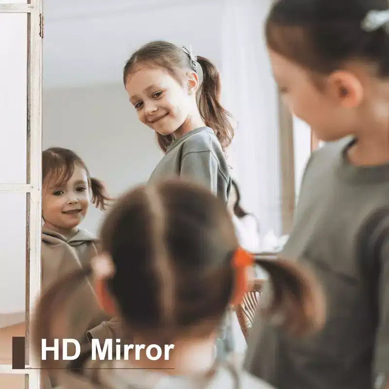 Miroir sur pied arque marron/blanc, cadre quadrillé, à fixer au mur, 180x80cm, 1 personne