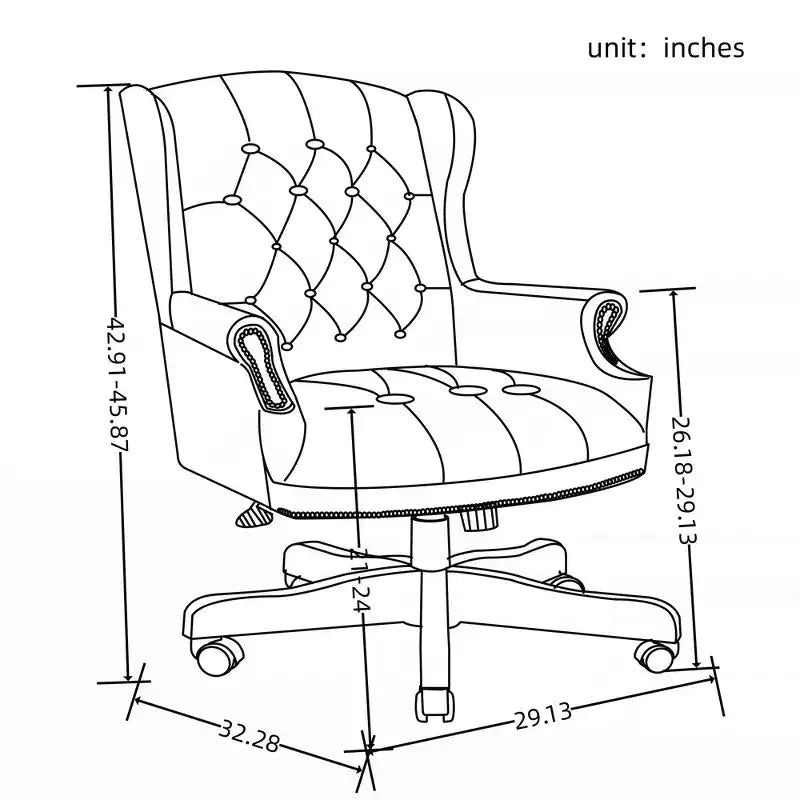 Chaise de bureau croisée noire/marron/marron foncé avec accoudoir, similicuir, 1 personne