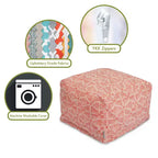 Pouf ottoman carré, une place
