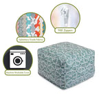 Pouf ottoman carré, une place
