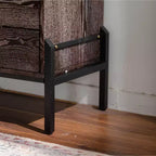 Bahut scandinave moderne en bois naturel et noir