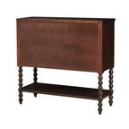 Commode d'appoint 2 tiroirs, brun Maroc, utilisateur unique