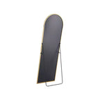 Miroir plein pied arche en métal doré – Autonome et mural
