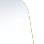 Miroir plein pied arche en métal doré – Autonome et mural