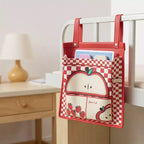 Sac de rangement suspendu imprimé Maison Rouge/Blanche avec sangles à pression, 1 utilisateur
