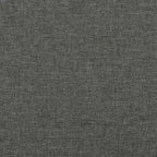 Cadre de lit Queen en tissu gris foncé, 2 places