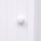 Meuble de rangement d'angle autoportant de salle de bain triangulaire noir/gris/blanc avec étagère réglable, porte simple