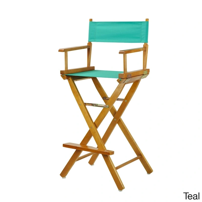 Chaise de réalisateur en chêne miel 30 pouces