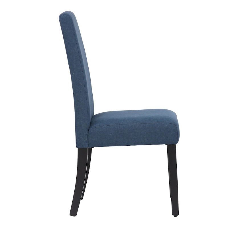 Chaise de salle à manger Grandview en tissu de lin capitonné - 38,6