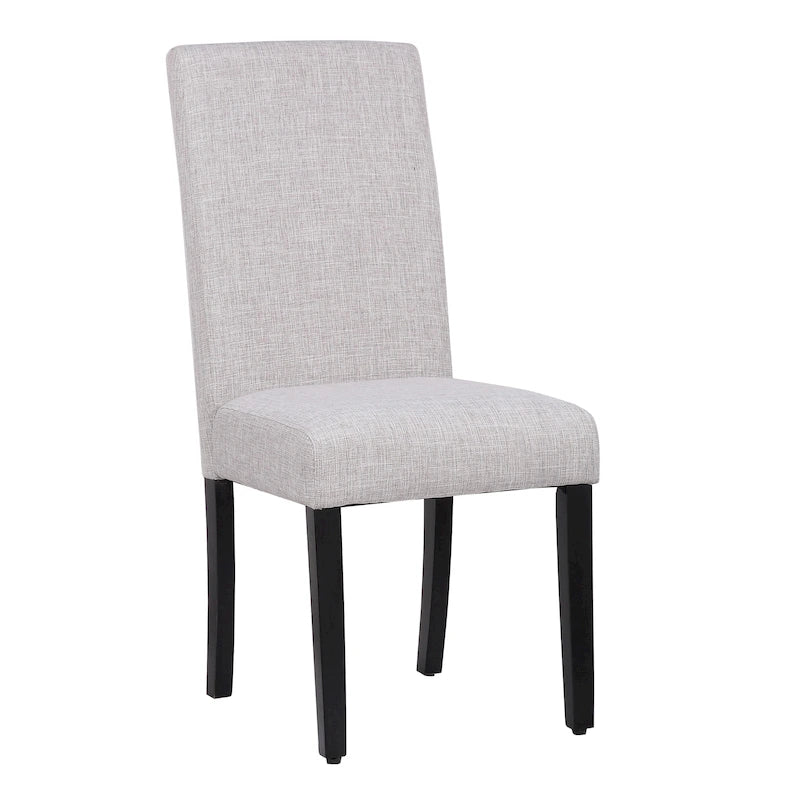 Chaise de salle à manger Grandview en tissu de lin capitonné - 38,6