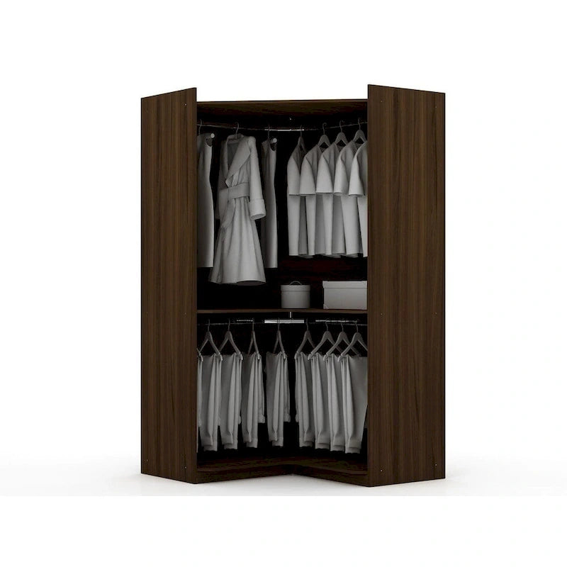 Mulberry 2.0 Semi-ouvert 3 sections Moderne 4 tiroirs Armoire d'angle Ensemble de 3