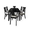 Ensemble de salle à manger classique 7 pièces en bois CraftPorch