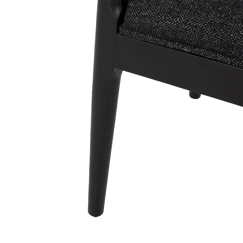 Chaises de salle à manger Cortina en tissu et en hévéa (lot de 2) de Christopher Knight Home