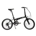 Vélo pliant en aluminium ZiZZO Urbano à 8 vitesses de 20 pouces - Gris