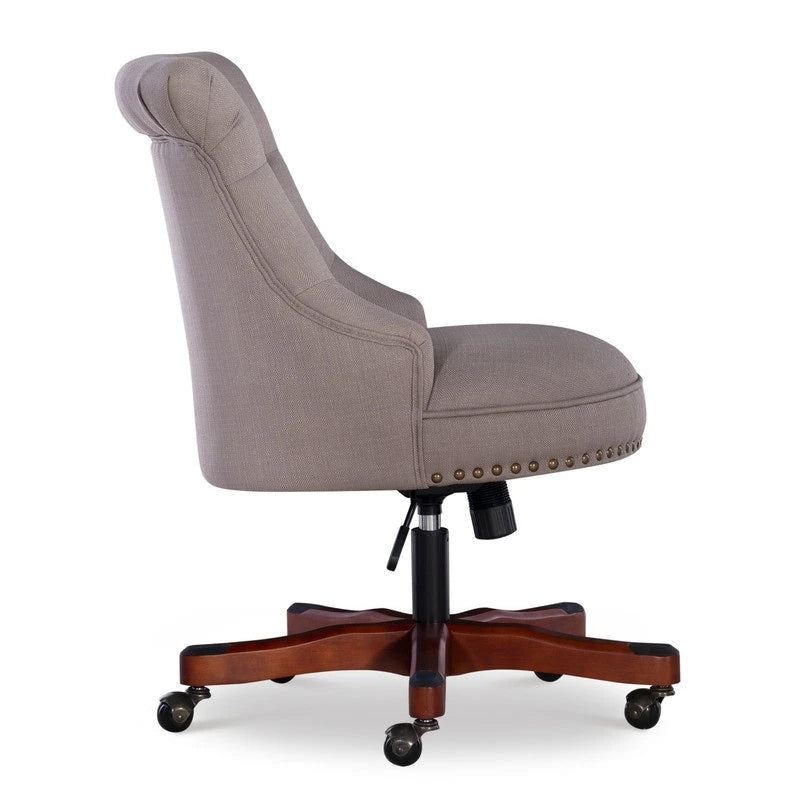 Chaise de bureau pivotante réglable à dossier haut Pamela