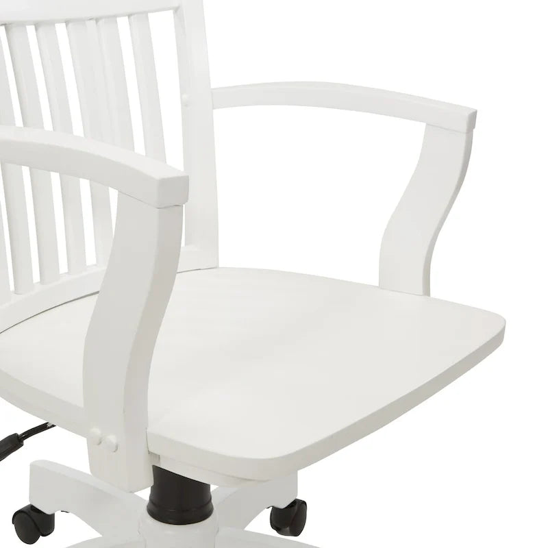 Chaise de banquier de luxe en bois