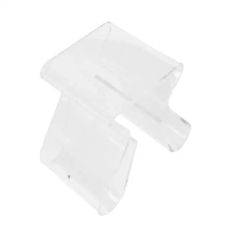 Tabouret et porte-revues Magino Transparent : Acrylique incassable, aucun assemblage requis