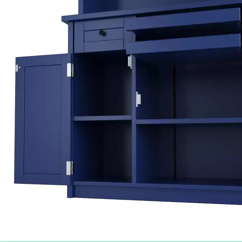 Armoire de cuisine haute (75 po) avec portes vitrées