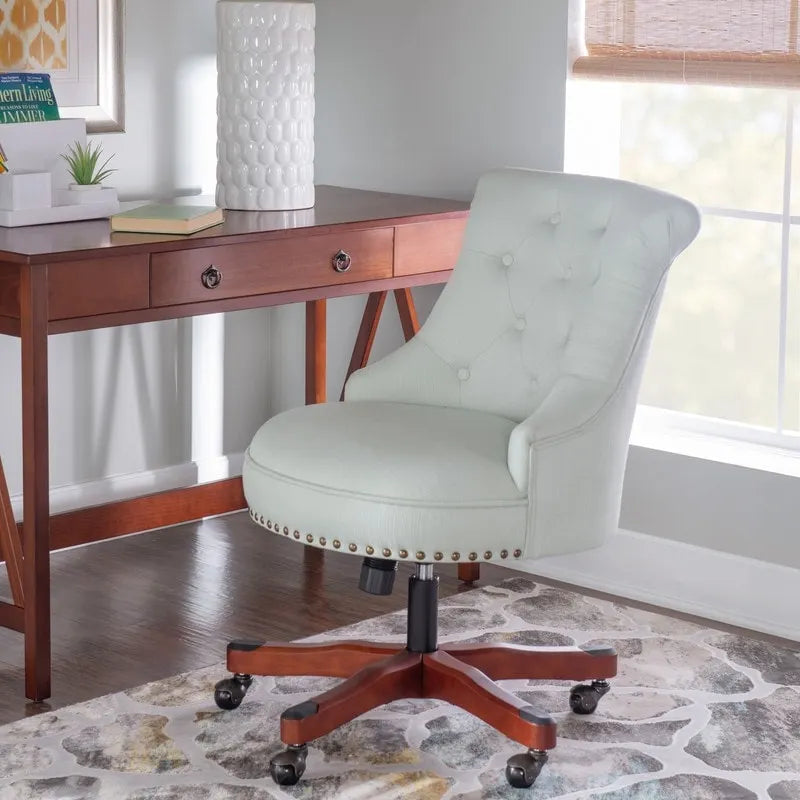 Chaise de bureau pivotante réglable à dossier haut Pamela