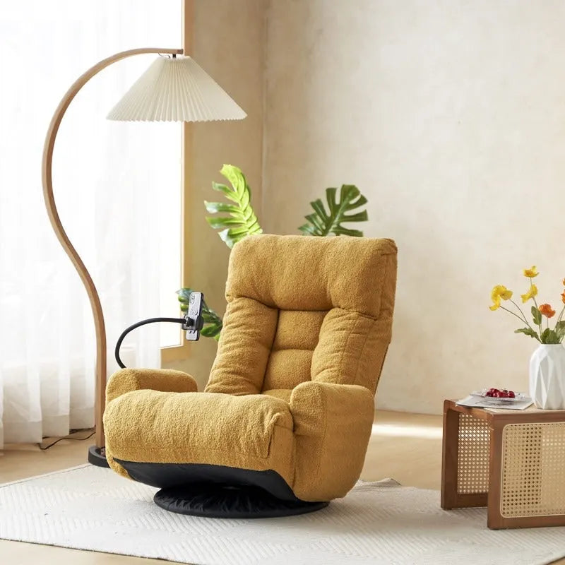 Fauteuil de jeu de sol ergonomique, pivotant et inclinable