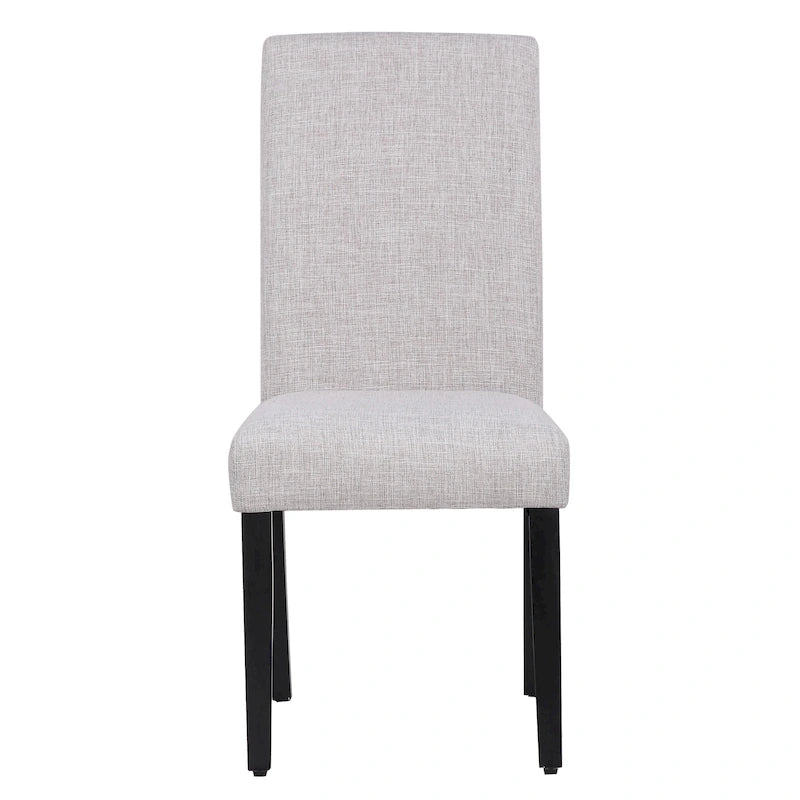 Chaise de salle à manger Grandview en tissu de lin capitonné - 38,6