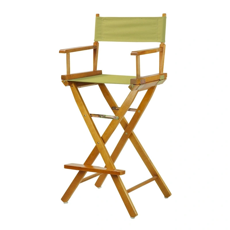 Chaise de réalisateur en chêne miel 30 pouces