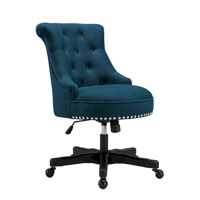 Chaise de bureau pivotante réglable à dossier haut Pamela