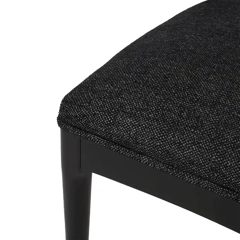 Chaises de salle à manger Cortina en tissu et en hévéa (lot de 2) de Christopher Knight Home