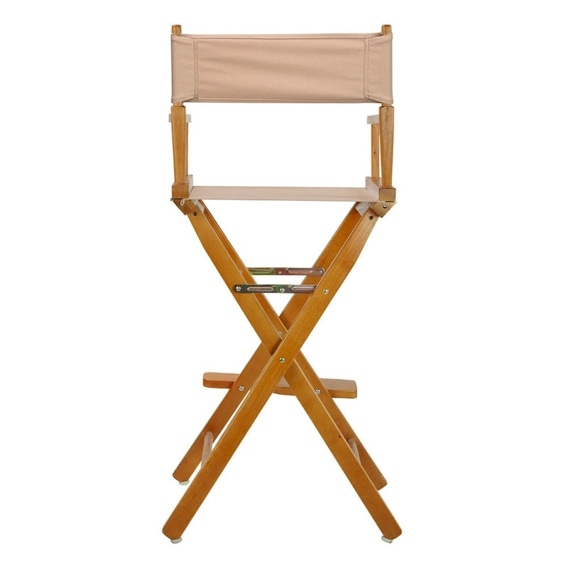 Chaise de réalisateur en chêne miel 30 pouces