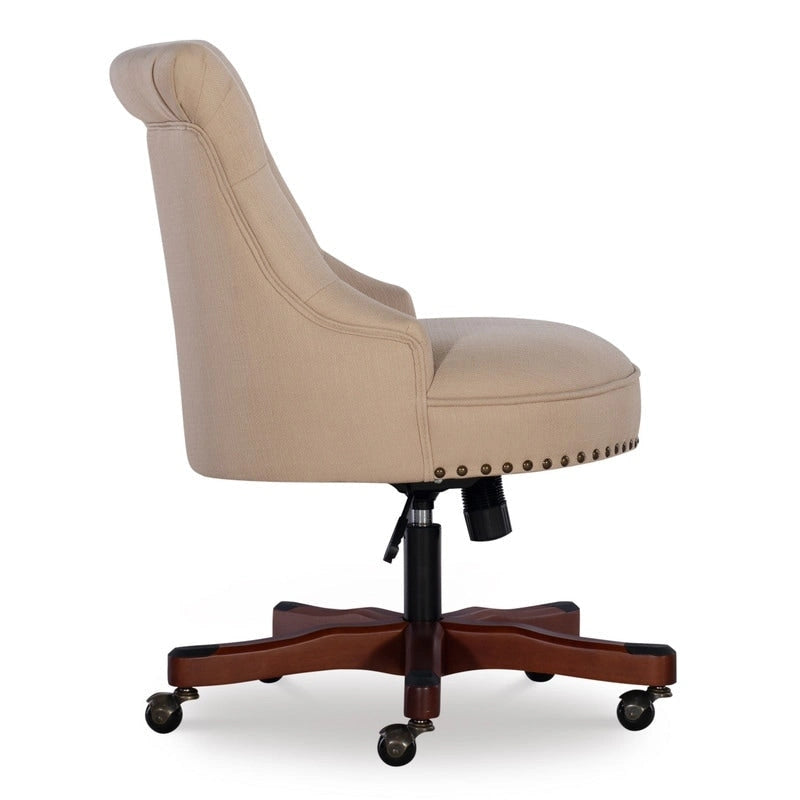 Chaise de bureau pivotante réglable à dossier haut Pamela