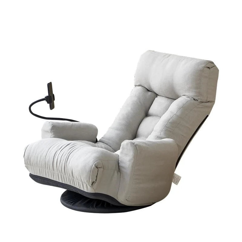 Fauteuil de jeu de sol ergonomique, pivotant et inclinable