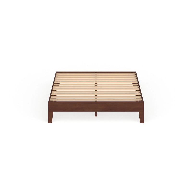 Lit plate-forme double en bois de luxe Neron 12 po Porch & Den