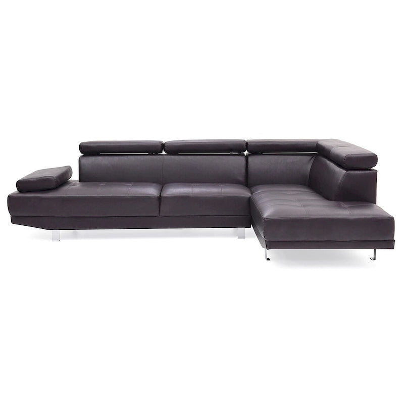 Canapé sectionnel en L 2 pièces en similicuir Riveredge de 277 cm de large - 76L x 109W x 28H