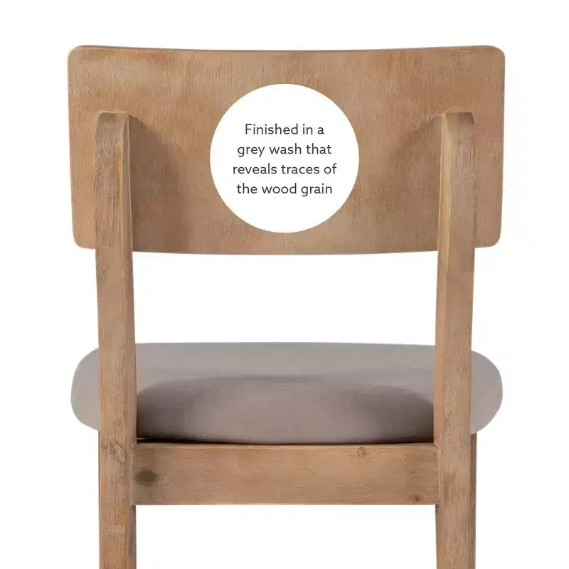 Tabouret de bar rembourré gris anthracite / gris clair, sans accoudoirs avec dossier, 1 place
